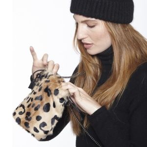Linda Richards Leopard Kid Skin Bag